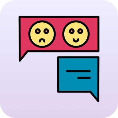 Modern simgenin vektör illüstrasyonu