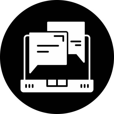 bilgisayar simgesi vektör illüstrasyonu