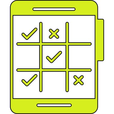 akıllı telefon simgesi vektör illüstrasyonu