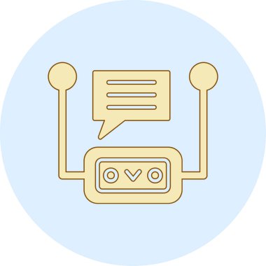 Modern simgenin vektör illüstrasyonu