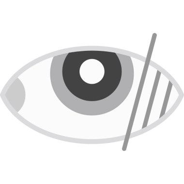 Göz simgesi. vektör illüstrasyonu