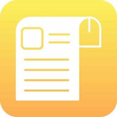 Kişisel belge simgesinin gösterimi