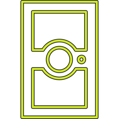 kamera aygıtı izole edilmiş ikon vektör illüstrasyon tasarımı