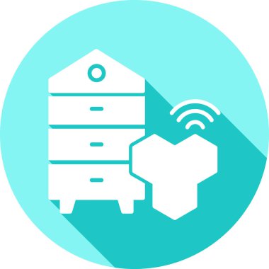 veritabanı. Web simgesi basit illüstrasyon