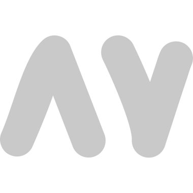 metin harfi simgesi tasarımı