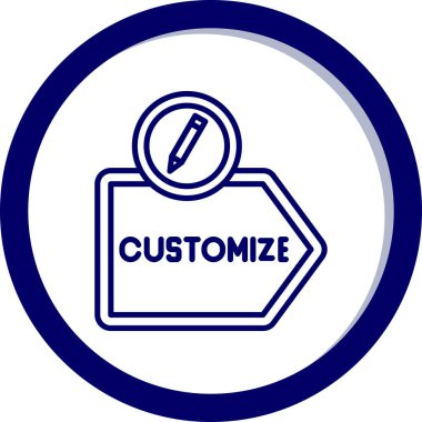 Eşsiz ağ etiketi düğmesi