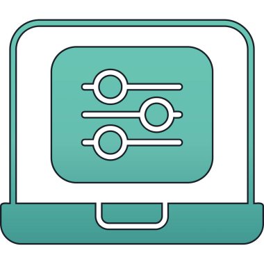 fan simgesi vektör illüstrasyonu