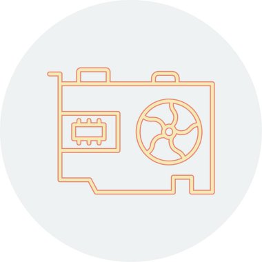 Modern simgenin vektör illüstrasyonu