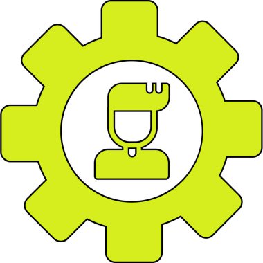 Dolgu simgesi vektör illüstrasyonu