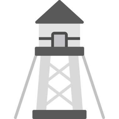 kule ikon vektör illüstrasyonu