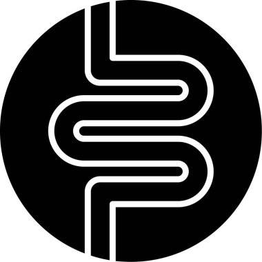 Modern bir simgenin vektör illüstrasyonu