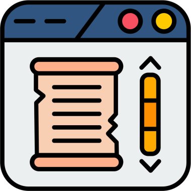 kitap web simgesi basit tasarım, vektör illüstrasyonu