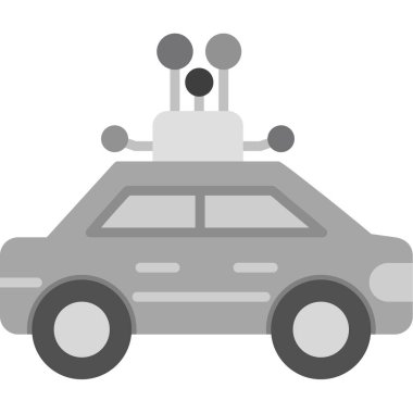 - Araba. Web simgesi basit tasarım