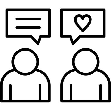 Konuşma baloncukları vektör simgesi tasarımı