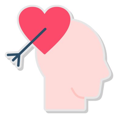 kalp aşkı konuşma baloncuğuyla