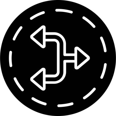 ok simgesinin vektör illüstrasyonu