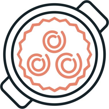 Kahve. Web simgesi basit illüstrasyon