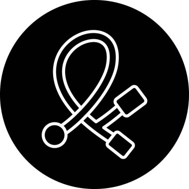 Tek bir iğne simgesinin vektör illüstrasyonu