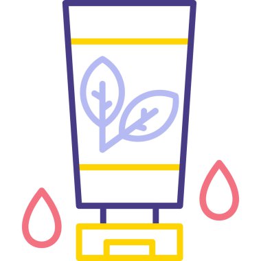 Çiçek. Web simgesi basit illüstrasyon