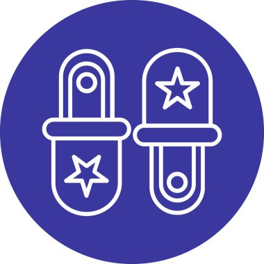 hap web simgesi, basit vektör illüstrasyonu