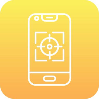 vektör cep telefon simgesi