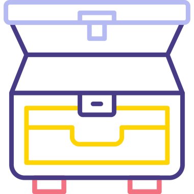 Çanta. Web simgesi basit tasarım