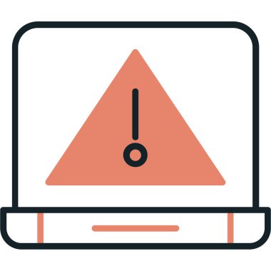 Dopdolu dizüstü bilgisayar simgesi uyarısı - ana hat biçimi