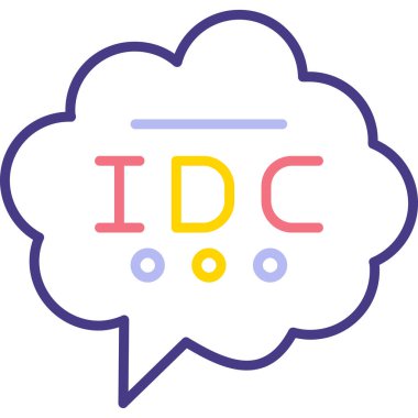 veri simgesi vektör illüstrasyonu