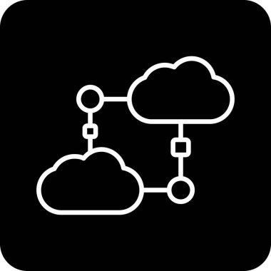 veri ağı vektör simgesi tasarımı
