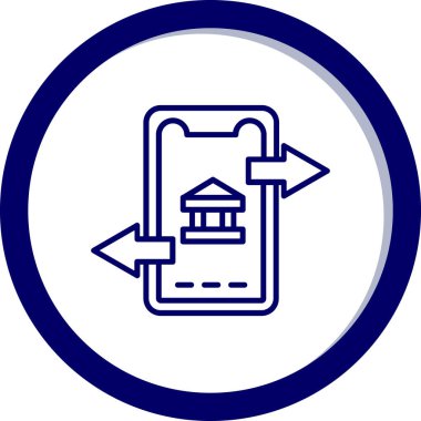 Ev simgesinin vektör illüstrasyonu