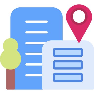 harita gezinme simgesi düz biçimli