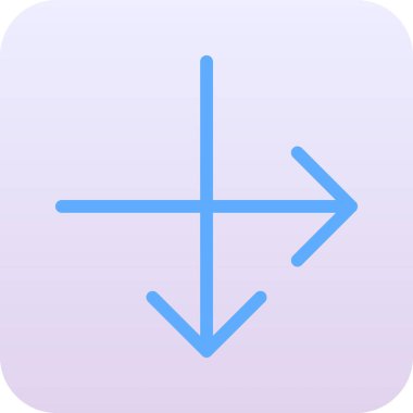 Modern simgenin vektör illüstrasyonu