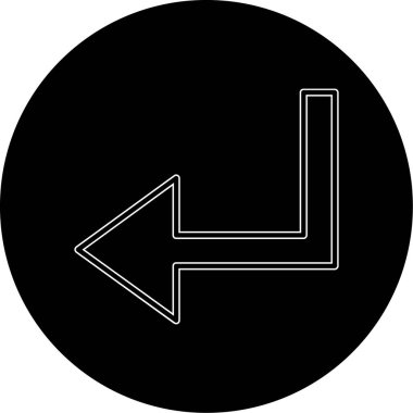 vektör yönü ok simgesi