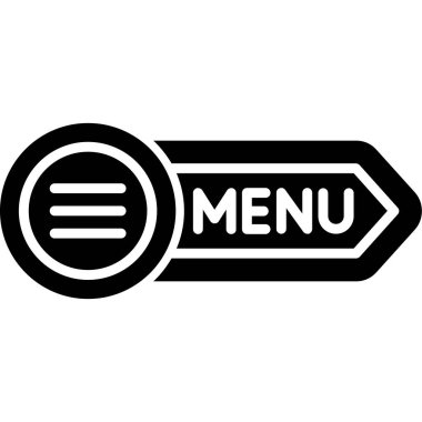 yiyecek ikonu vektör illüstrasyonu