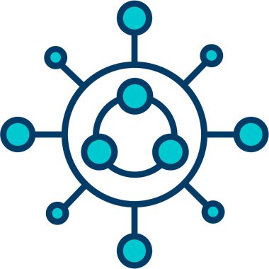 ağ bağlantısı simgesi çizimi