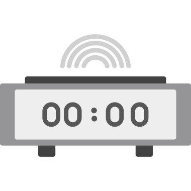 Saat simgesi, basit tasarım