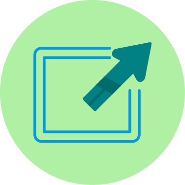 ok simgesinin vektör illüstrasyonu