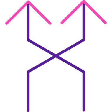 ok simgesi vektör illüstrasyonu