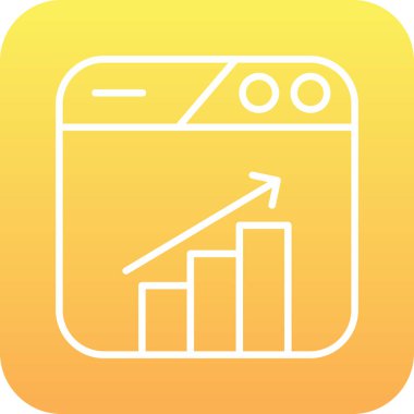 Vektör Analiz Simgesi illüstrasyonu