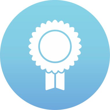 Rozet. Web simgesi basit illüstrasyon