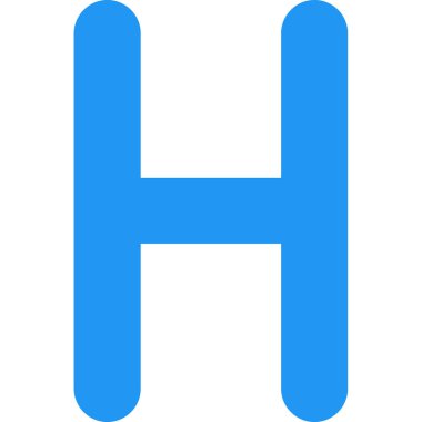 İşaret simgesi. düz tasarım biçimi