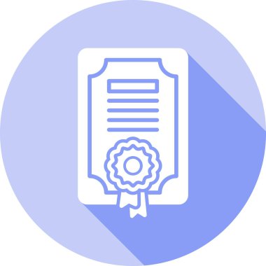 belge simgesi, vektör çizimi