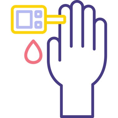 kan bağışı modern ikon vektör illüstrasyonu