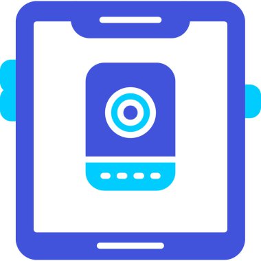 Cep telefonu. Web simgesi basit illüstrasyon