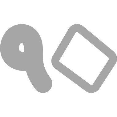 Menü vektör simgesi. biçim ana hat sembolü, gri renk, yuvarlak açılar, beyaz arkaplan