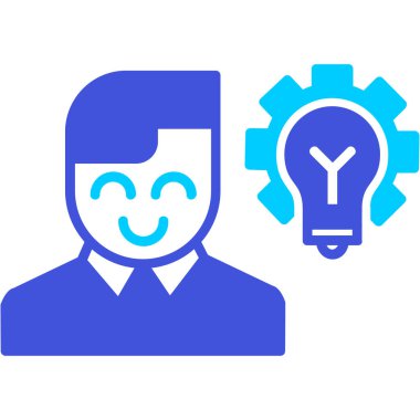 Yaratıcı fikir ikonu. vektör illüstrasyonu