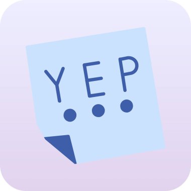 Evet ikon. web vektörü