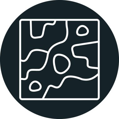 harita simgesi vektör illüstrasyonu