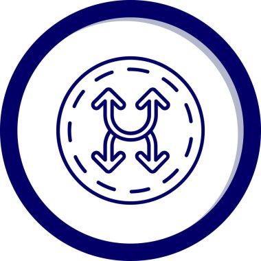 ok simgesinin vektör illüstrasyonu