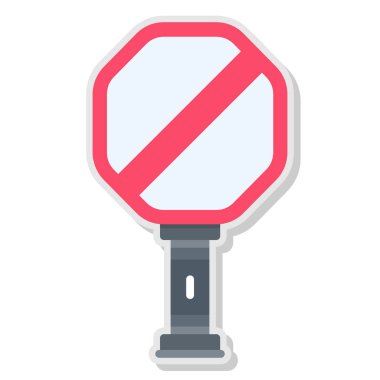 Trafik işareti. Basit tasarım